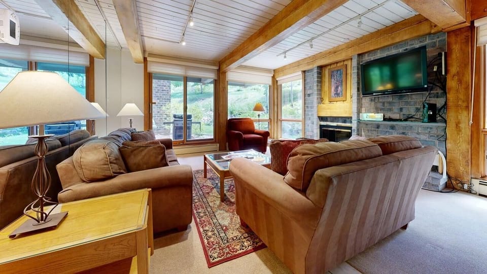 Living Room With Slopeside Access