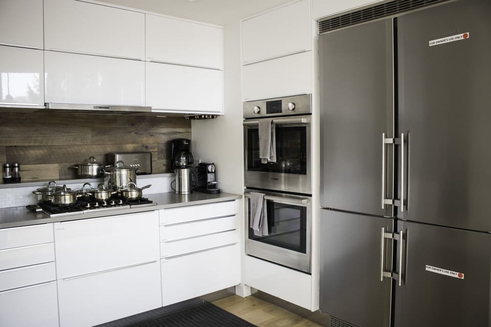 Fully stocked kitchen