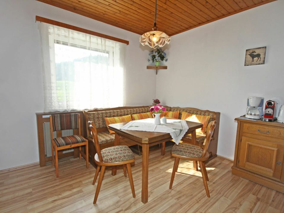 Table, Furniture, Chair, Wood, Cabinetry, Tableware, Building, Lighting, Window, Flooring