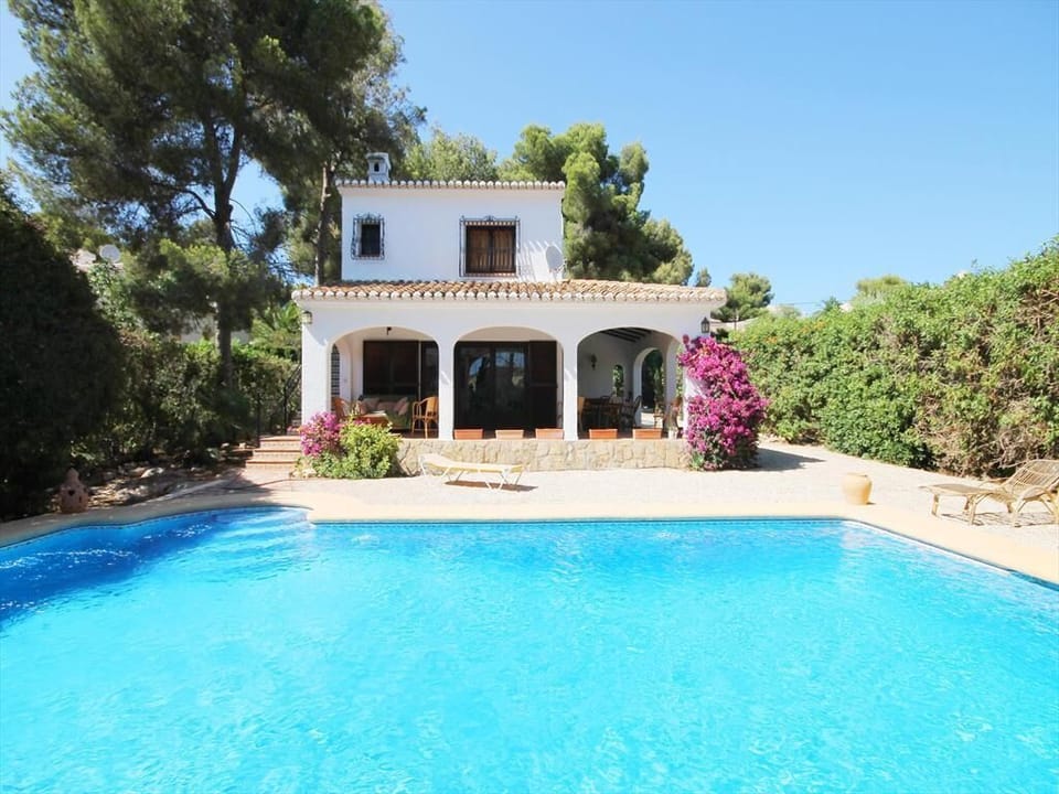 Terrace and pool