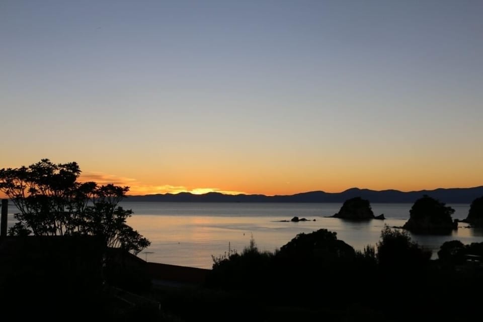 sunrise from deck
