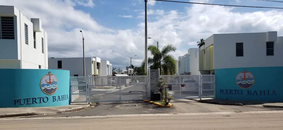 The secured entrance to our great Puerto Bahia beach community
