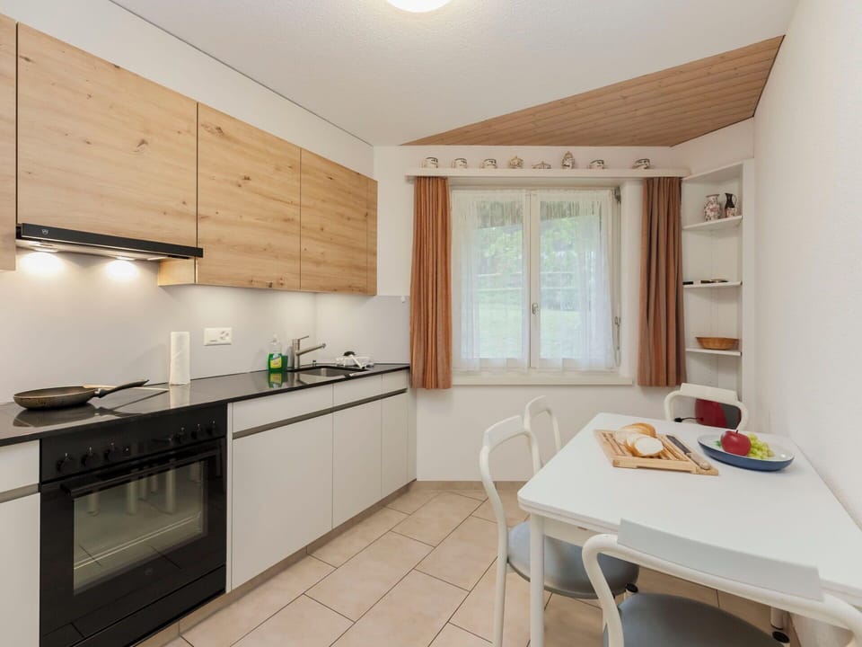 Interior Design, Wood, Furniture, Ceiling, Countertop, Kitchen, Flooring, Lighting, Home, Room