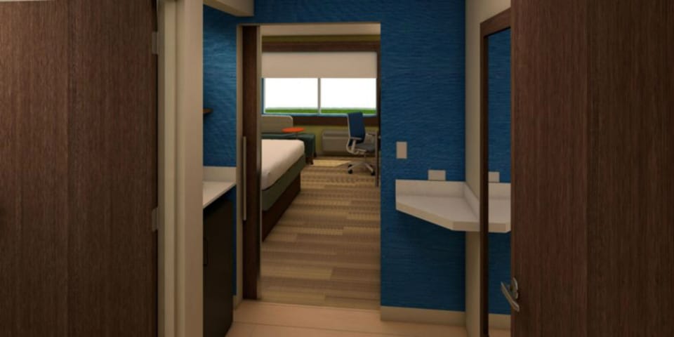 Suite, 2 Queen Beds | In-room safe, desk, blackout drapes, iron/ironing board
