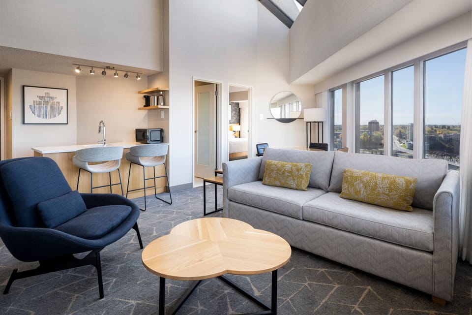 Executive Single Room, 1 Bedroom | Living area | 55-inch flat-screen TV with digital channels, TV