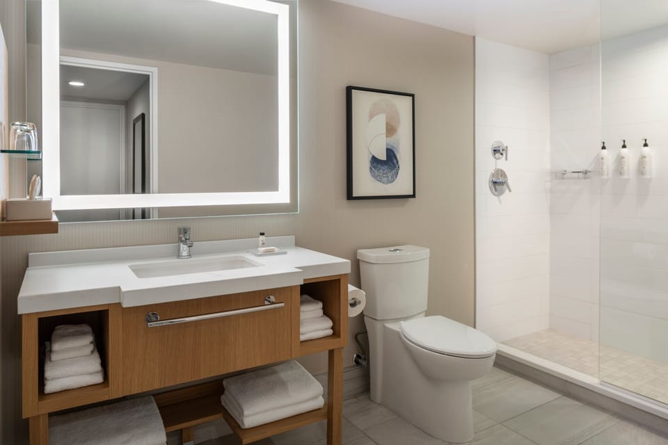 Suite, 1 Bedroom | Bathroom | Free toiletries, hair dryer, towels