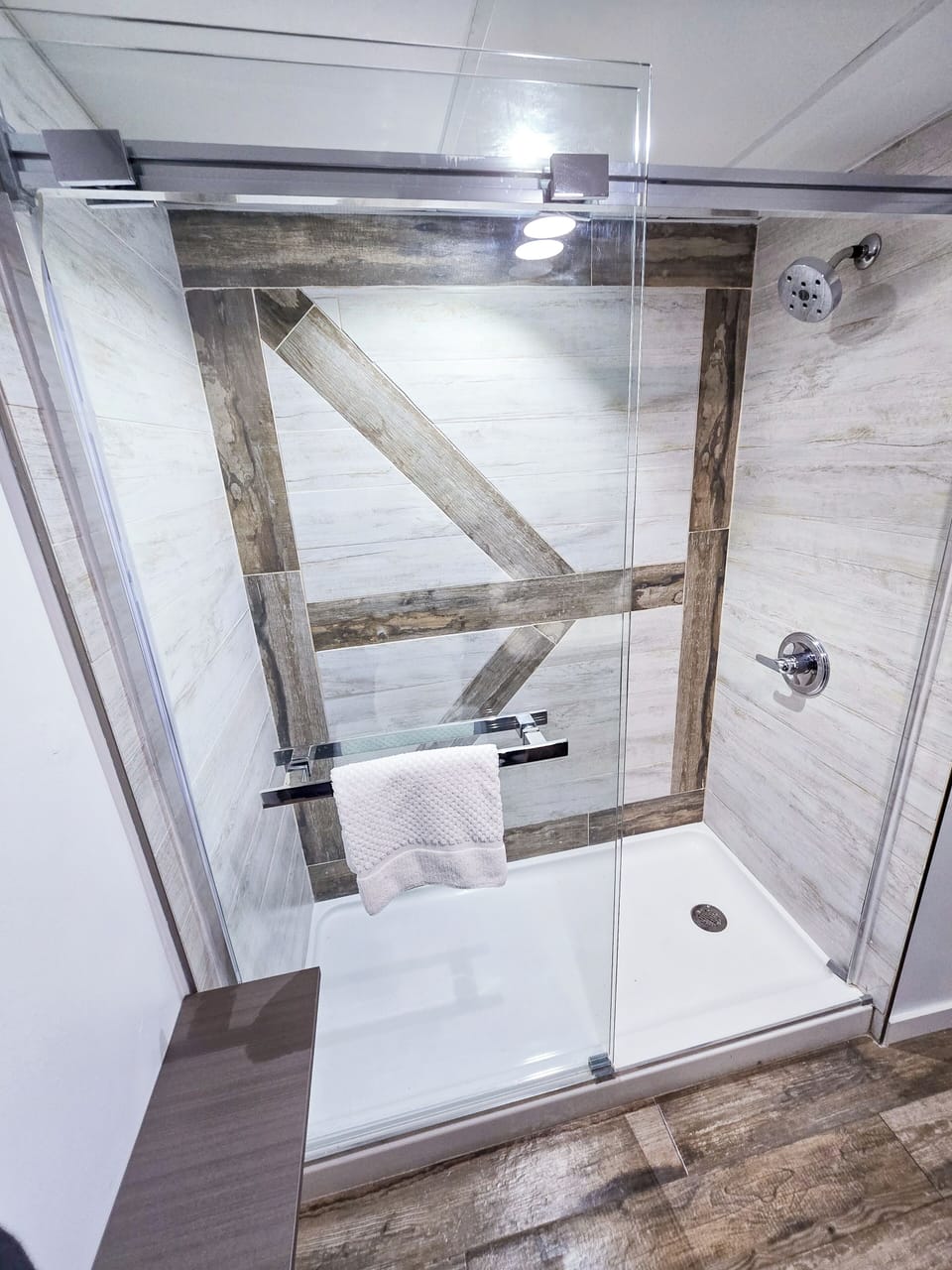 Lower Lodge Suite - King Bed w/ Sofabed | Bathroom | Free toiletries, hair dryer, towels, soap