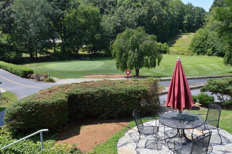 Patio looking out onto Course