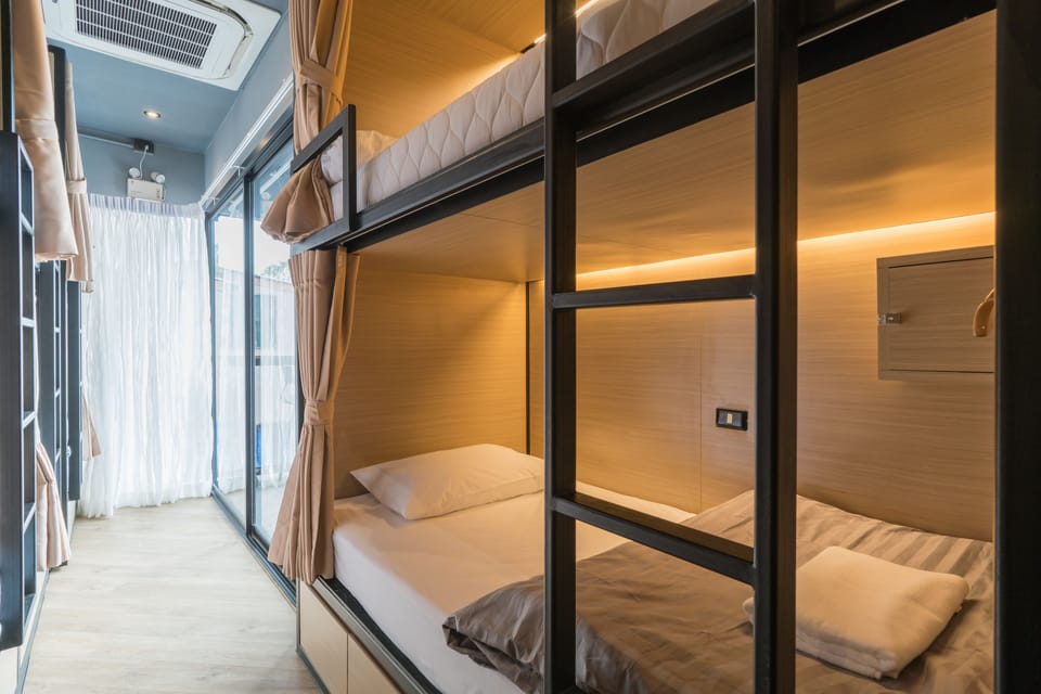 20-Bed Mixed Economy Dormitory | Minibar, blackout drapes, iron/ironing board, free WiFi