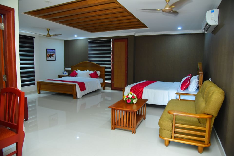 Superior Suite, 2 Bedrooms, City View | Premium bedding, individually furnished, desk, laptop workspace
