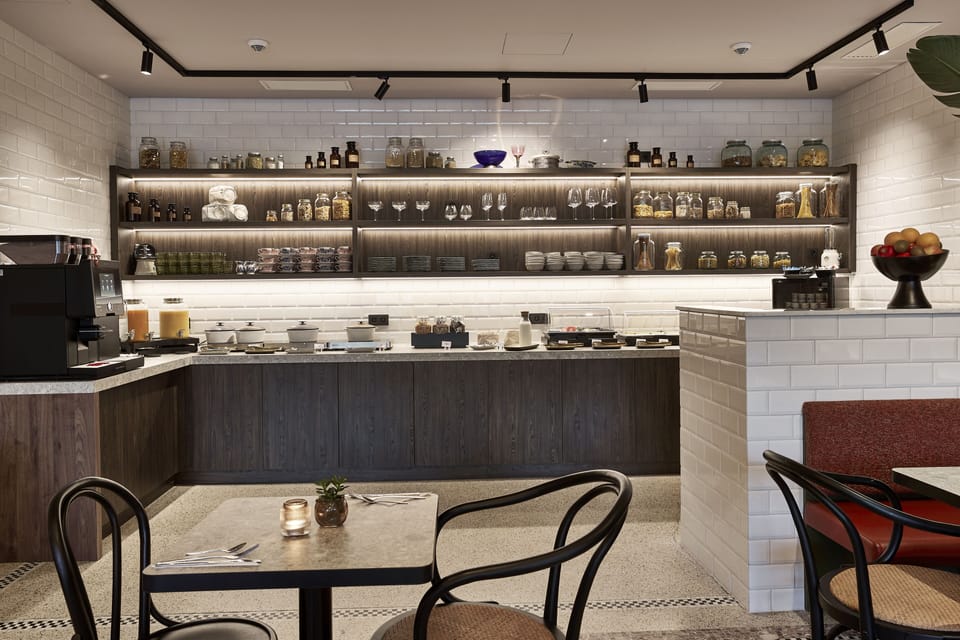 Daily buffet breakfast (EUR 18 per person)