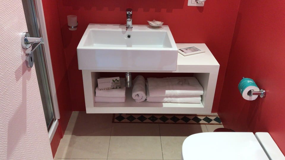 Free toiletries, hair dryer, towels