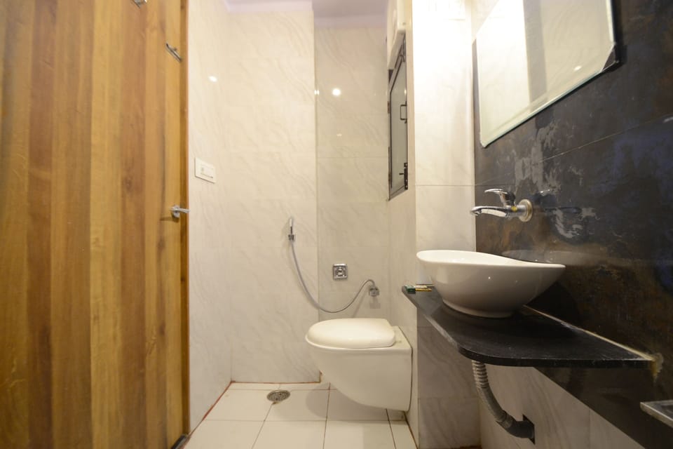 Family Room, 2 Double Beds, Non Smoking | Bathroom | Shower