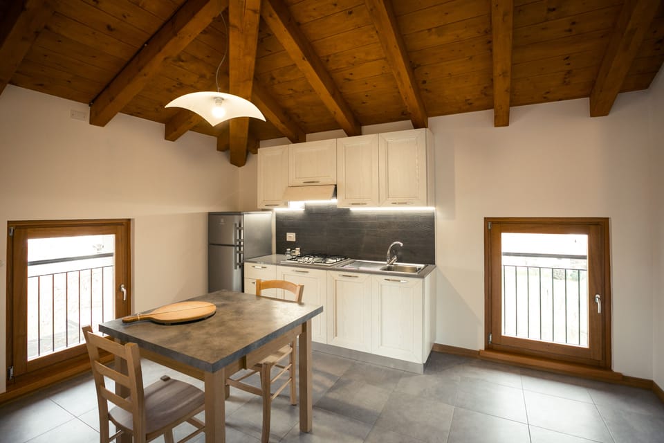 Apartment, 1 Bedroom, Garden View | Private kitchen | Full-size fridge, stovetop, espresso maker, coffee/tea maker