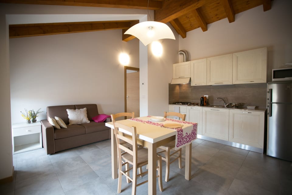 Apartment, Garden View | Private kitchen | Full-size fridge, stovetop, espresso maker, coffee/tea maker