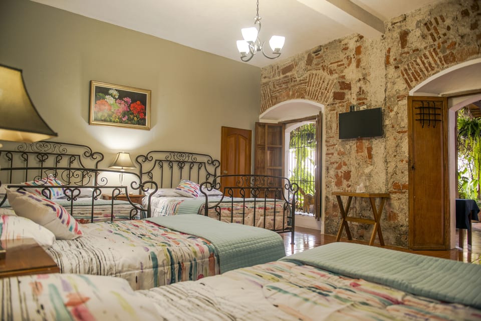 Classic Quadruple Room, Multiple Beds | WiFi (free), bed sheets