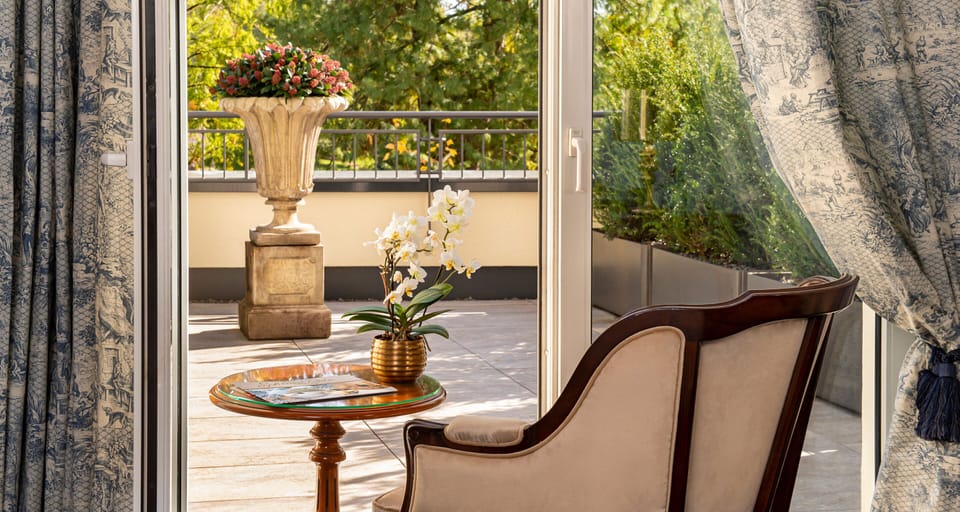 Superior Twin Room, Park View, Garden Area | Balcony view