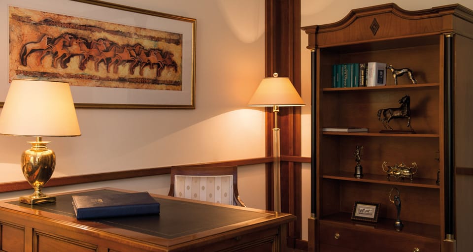 Park-Suite | Living area | 32-inch TV with satellite channels