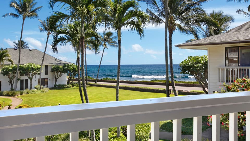 Poipu Kapili Resort #14 - Master Bedroom Ocean View - Parrish Kauai