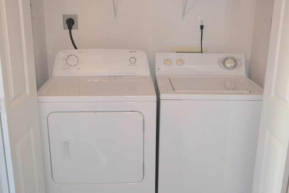 Washer and dryer in unit