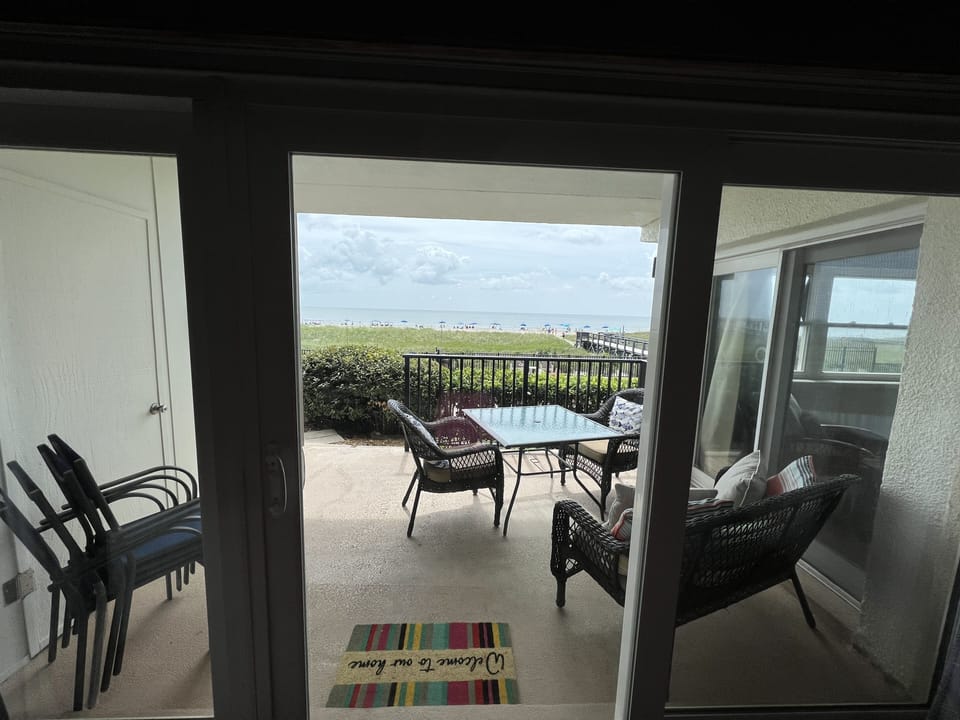 Balcony with the BEST view!