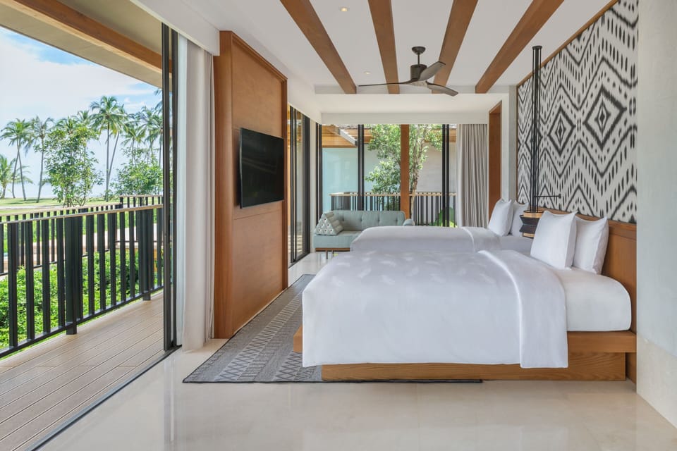 2 Bedrooms Villa | Premium bedding, in-room safe, desk, laptop workspace