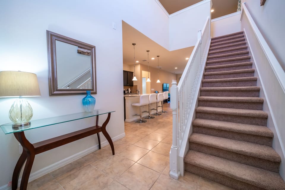 Entry showing stairs to 2nd level