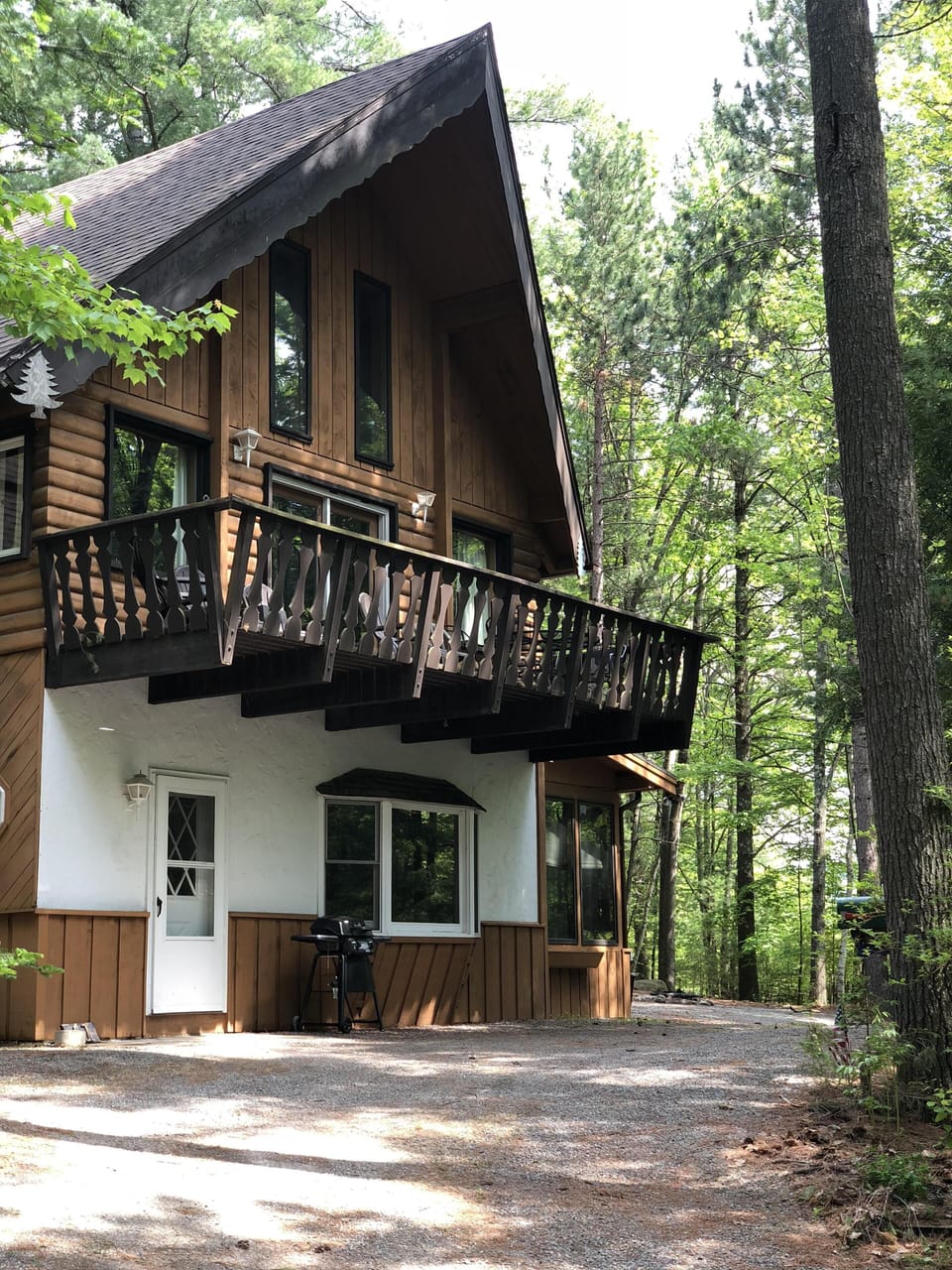 The Chalet at Jay is comprised of Pine Loft and the Main Chalet.