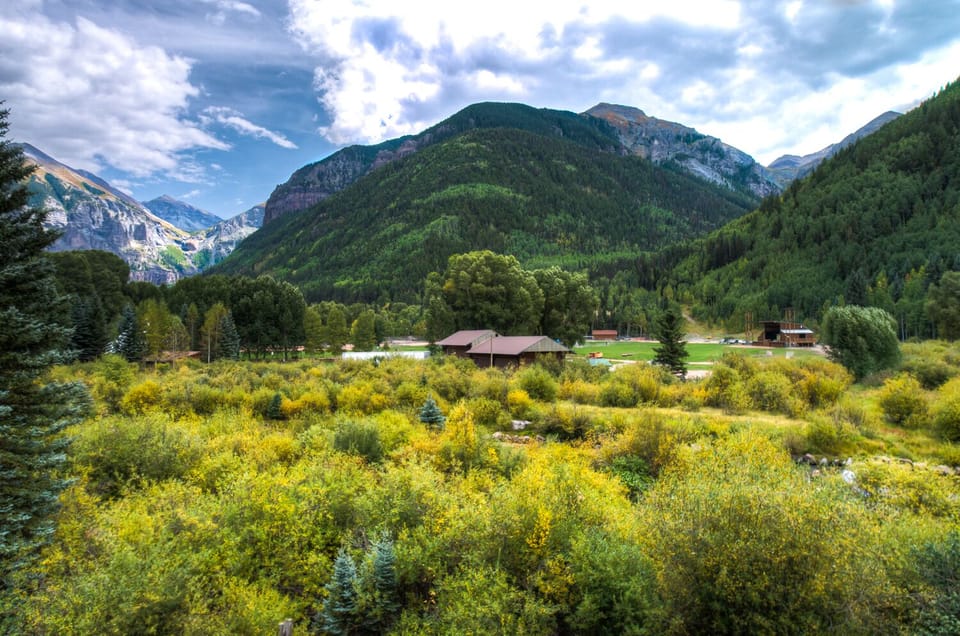 This Telluride Mountain rental's backyard.