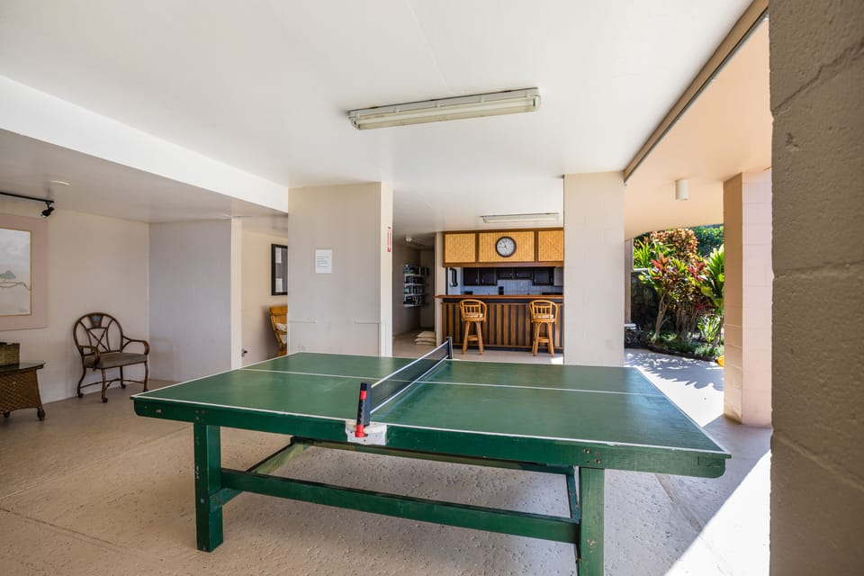 Complex ping pong table