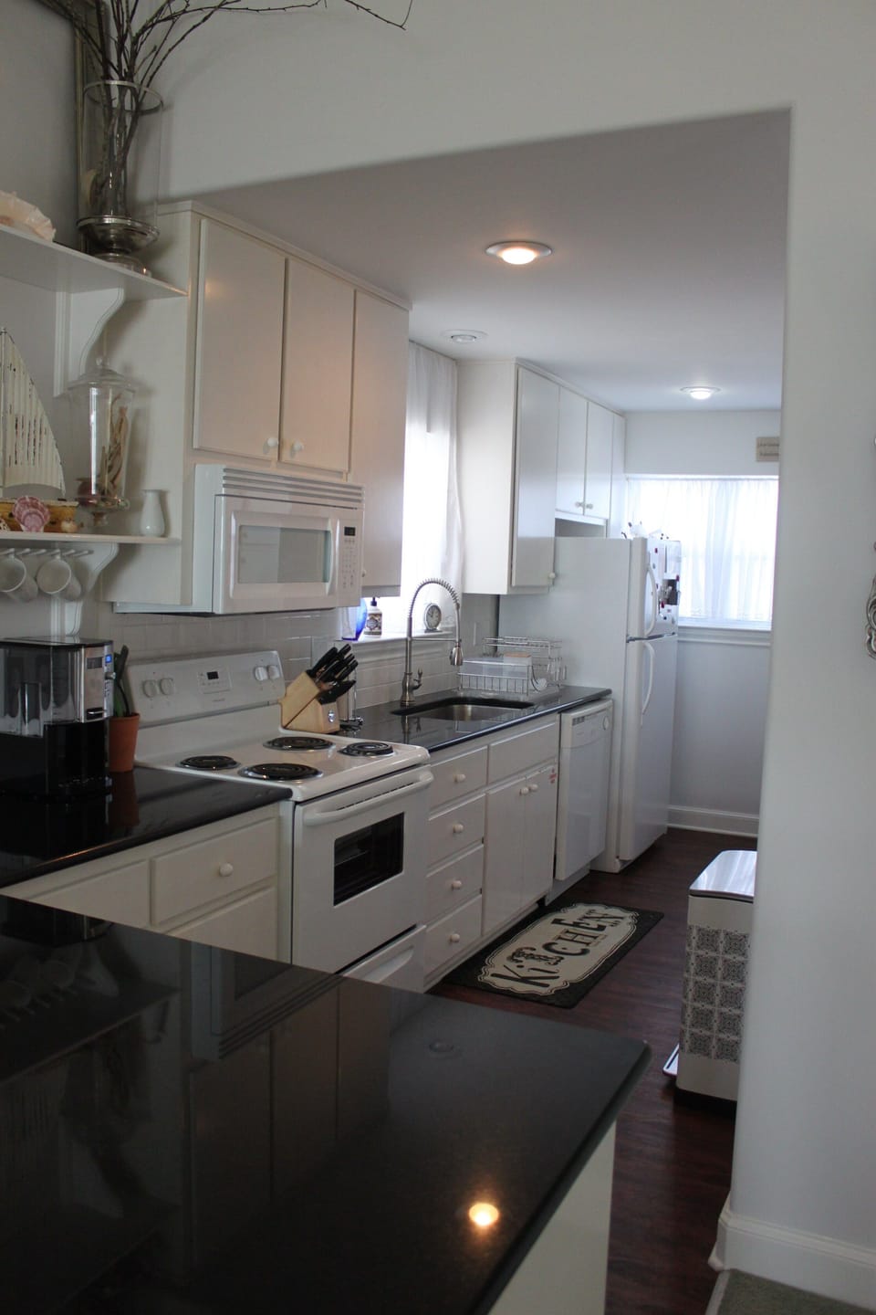 KITCHEN WITH VIEW OF APALACHICOLA BAY