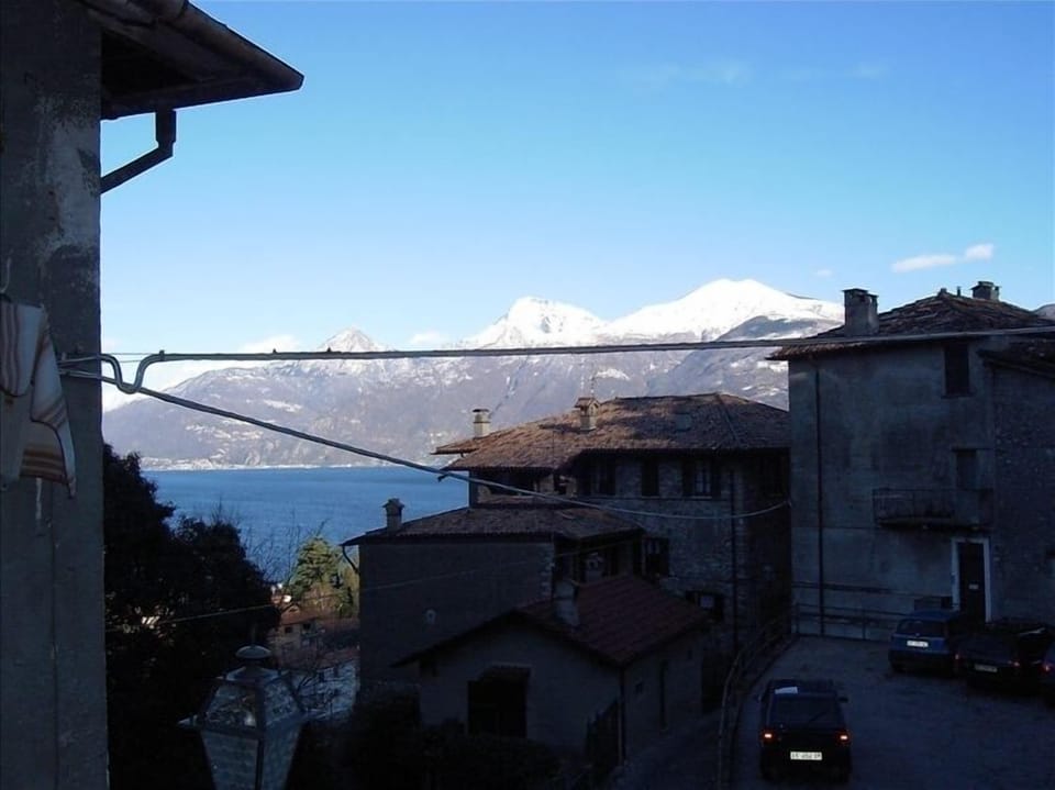 Winter Lake View from the Front Balcony, the Mountais turn Pink at Sunset!