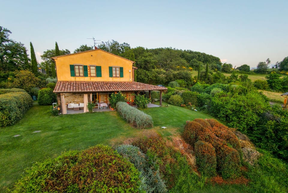Albegna is on the ground floor of the main house at Podere Sant'Angelo