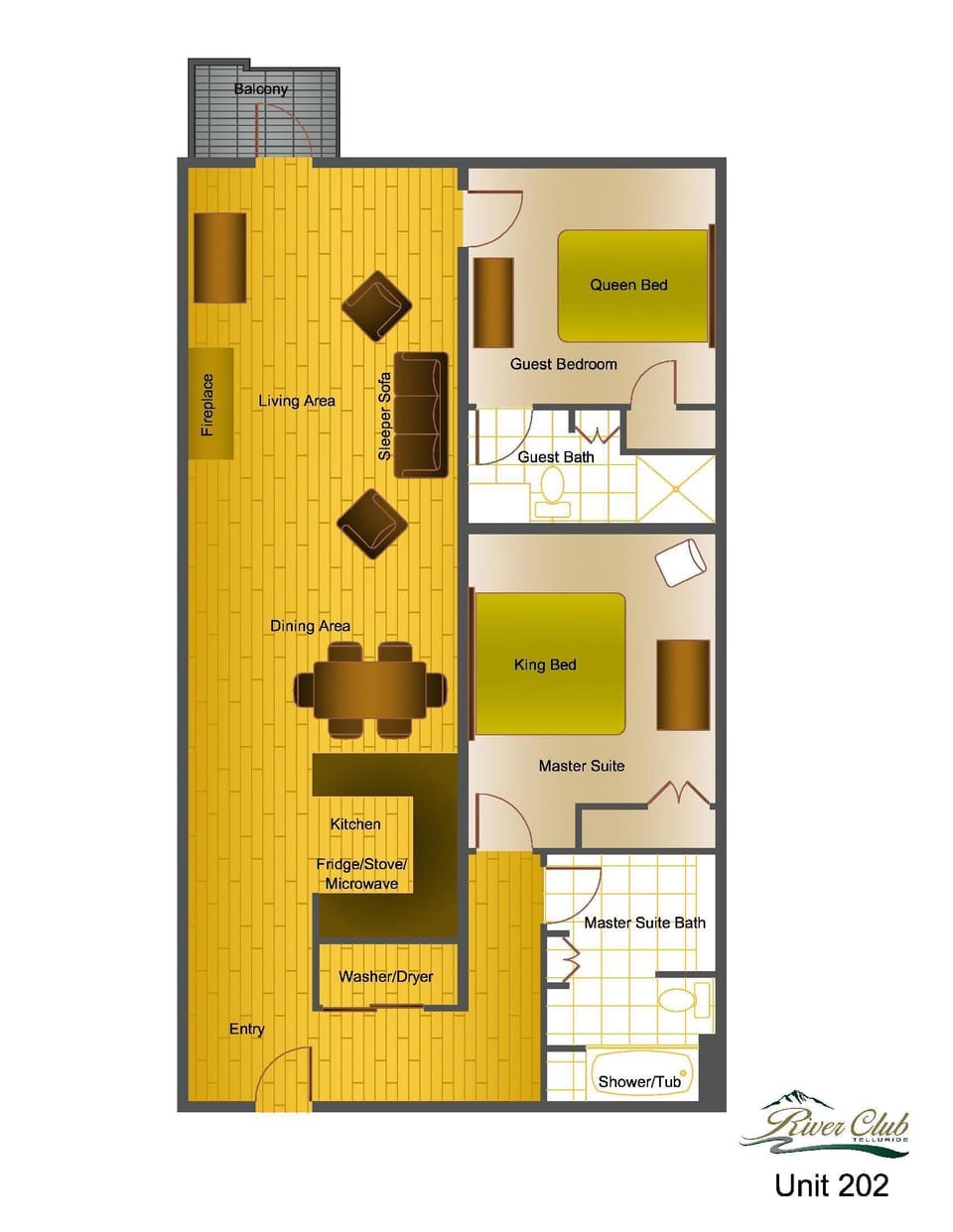 Floor Plan for 202