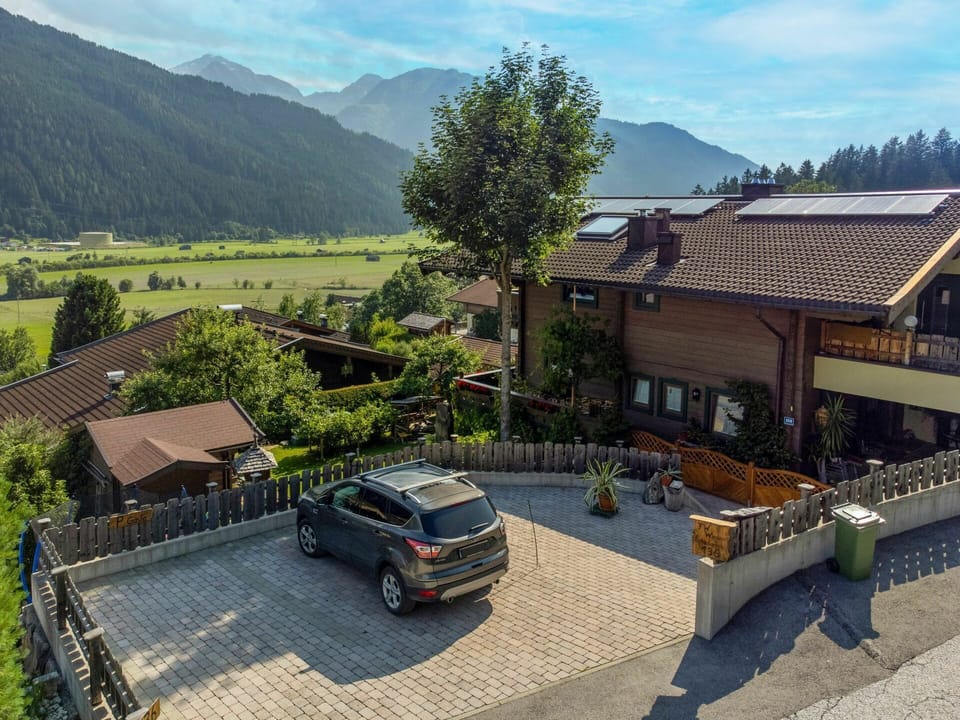 Cloud, Sky, Mountain, Car, Vehicle, Wheel, Plant, Building