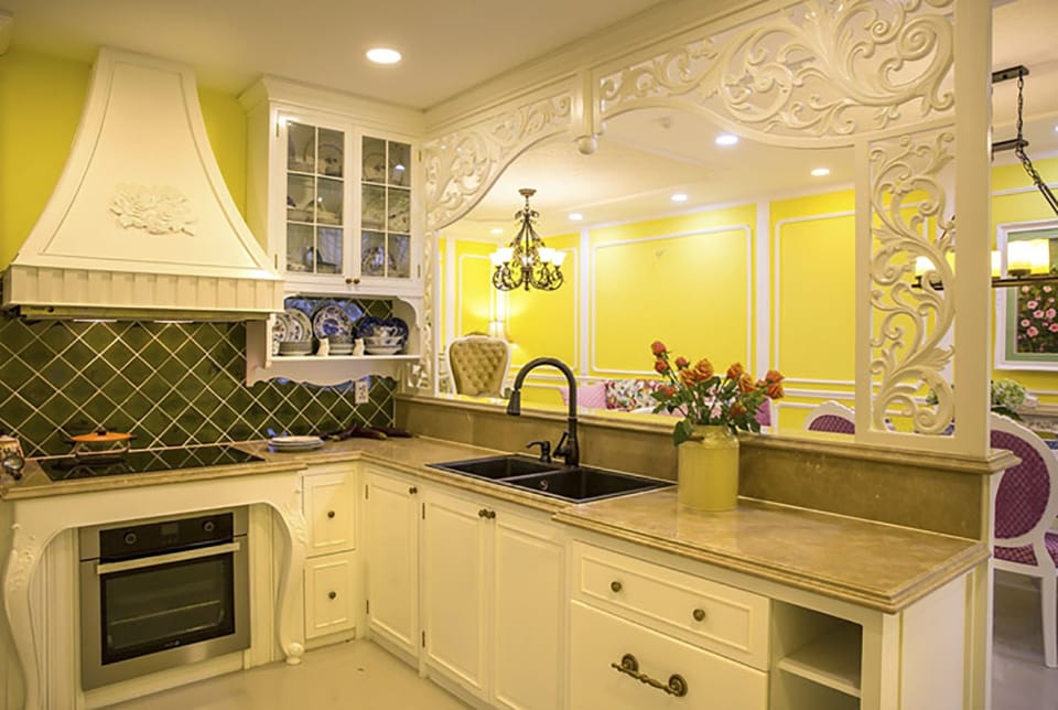 Luxury Apartment, 1 King Bed, Accessible, Non Smoking | Private kitchen | Full-size fridge, microwave, oven, dishwasher