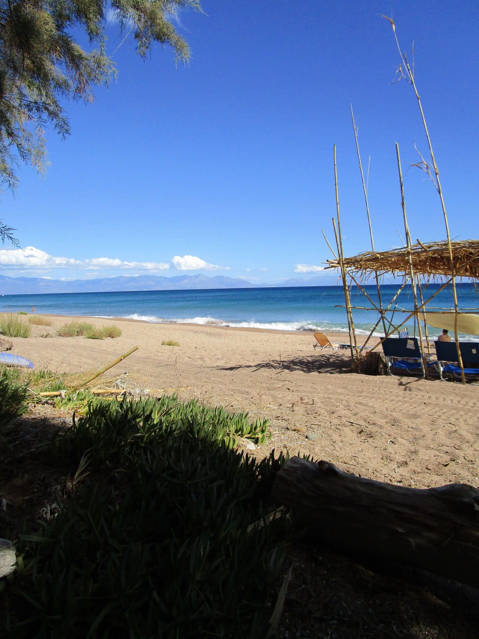 Beautiful Zaga beach, a Stone's Throw from the Cottage and Studio