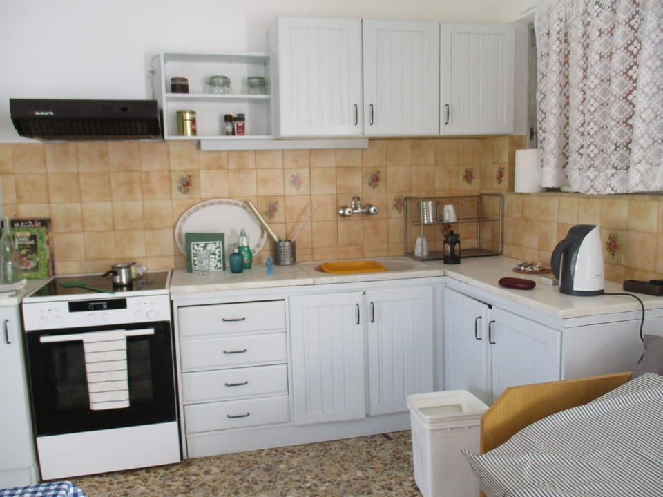 kitchen area in cottage