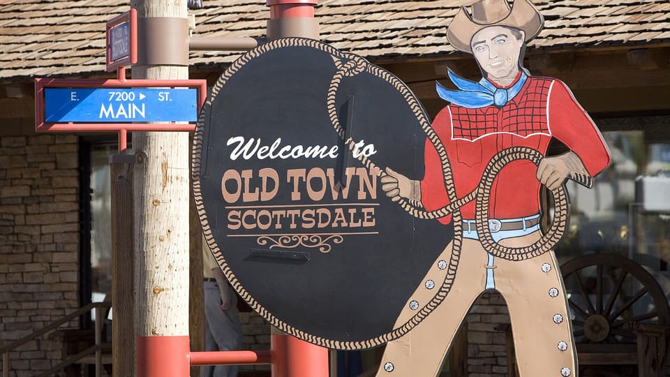 famous, downtown Scottsdale landmark.