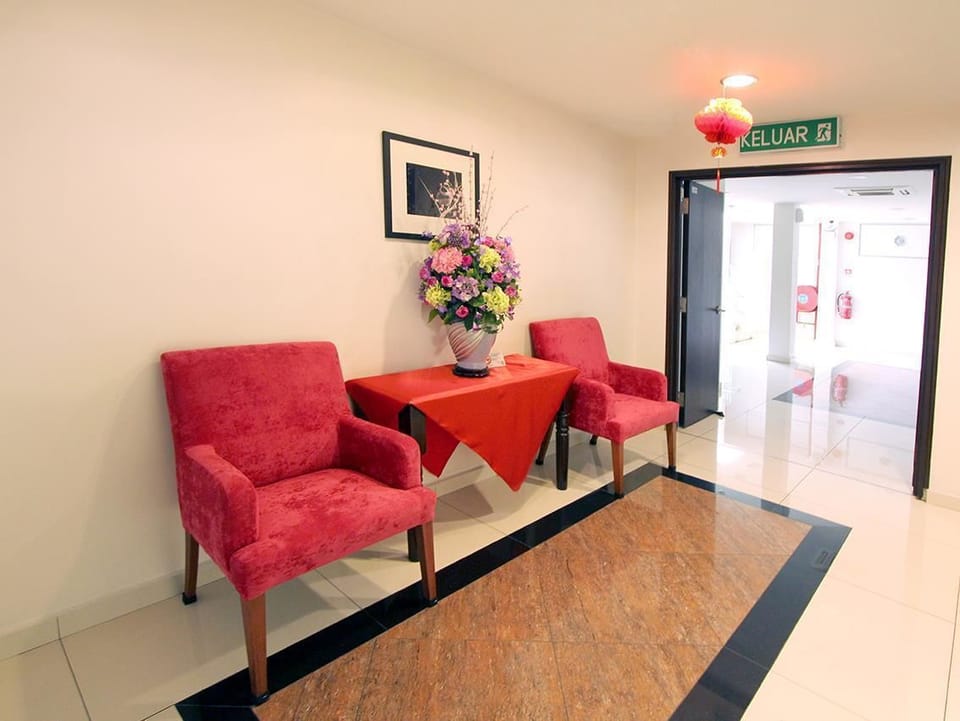 Lobby sitting area