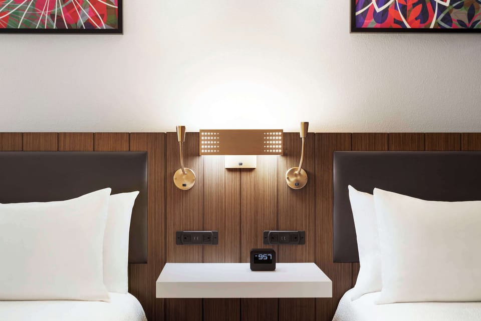 Premium bedding, pillowtop beds, in-room safe, desk