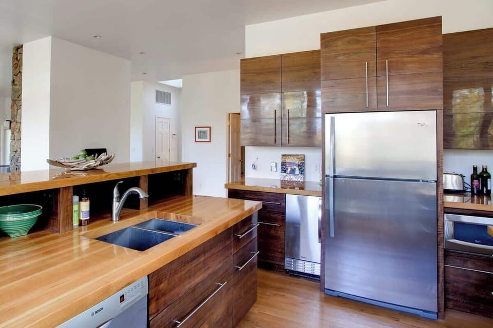 Fridge and Sink