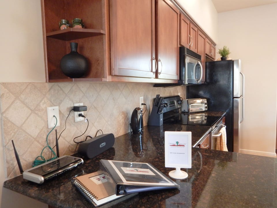 Wi-fi, wireless speaker for your smart phone/ipod and guest information books