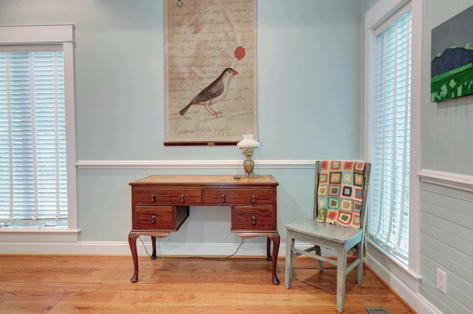 Master bedroom writing desk