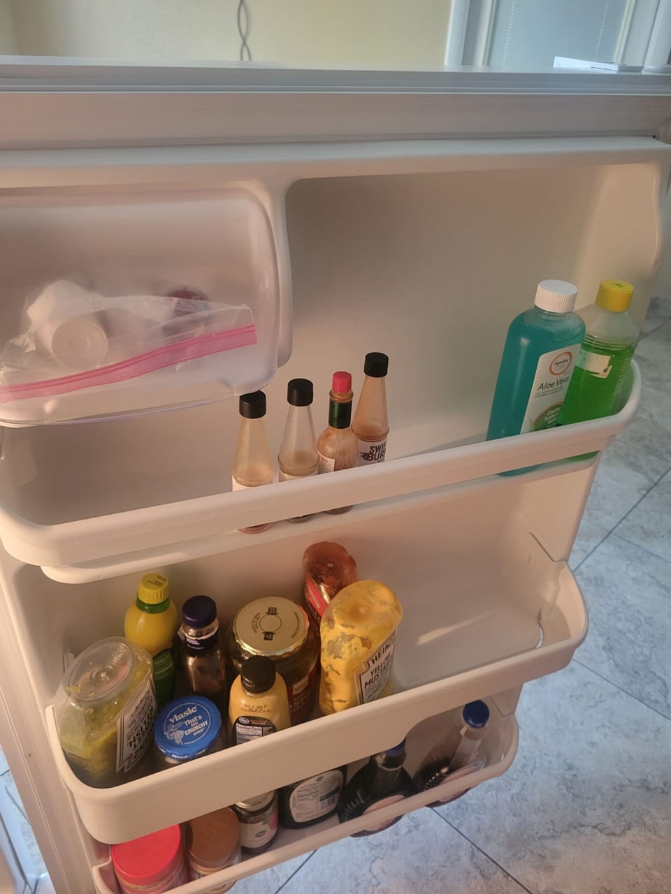 Catsup and mustard are provided.  Sometimes, there's more!