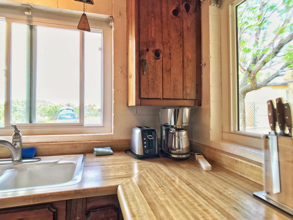 Fully stocked kitchen