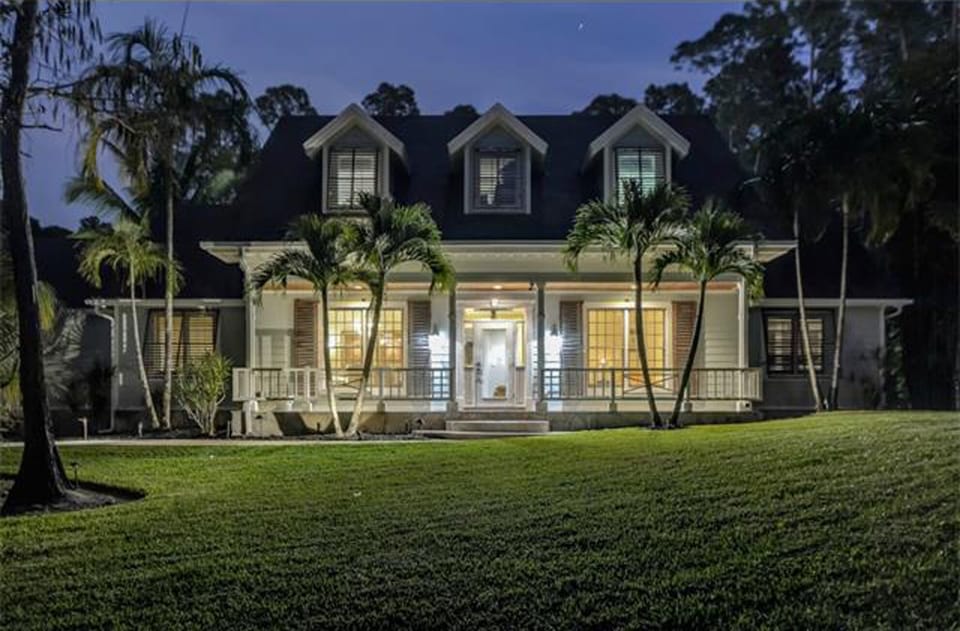 night photo from front