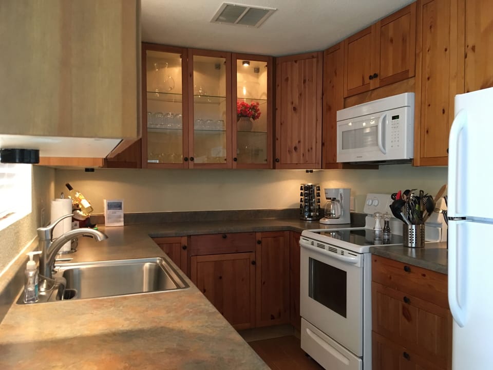 The Kitchen.  You can look at the pool from the kitchen sink.
