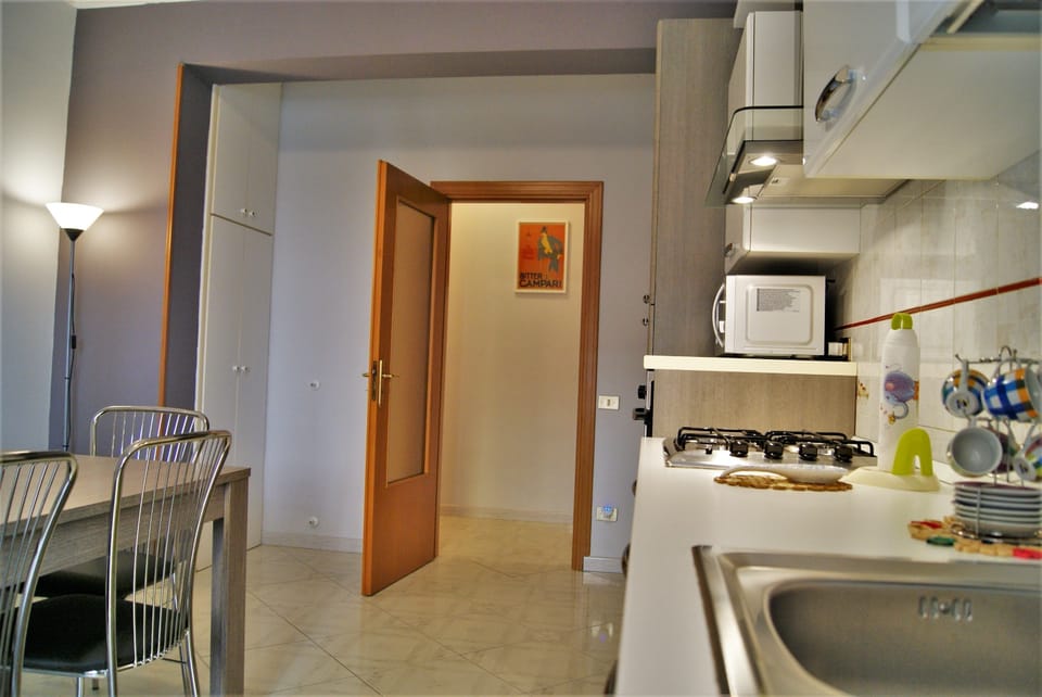 Comfort Apartment, 2 Bedrooms, Balcony, City View | Private kitchenette | Stovetop, cookware/dishes/utensils
