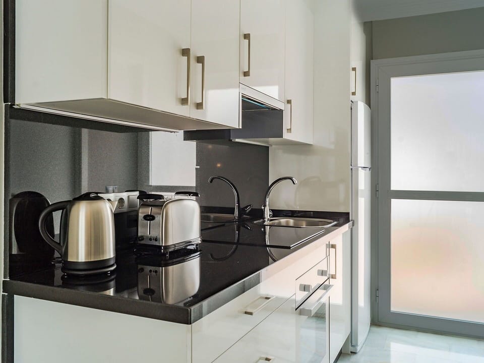 Room, Property, Cabinetry, Kitchen, Furniture, Countertop, Material Property, Interior Design, Kitchen Appliance, Home Appliance